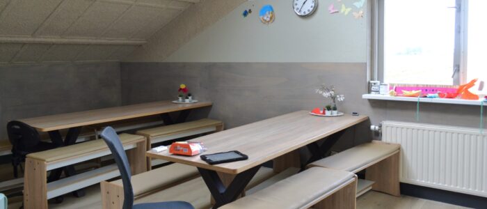 Kinderopvang Mirakel BSO De Stal eetkamer Kinderopvang Mirakel BSO De Stal Waverveen eetruimte